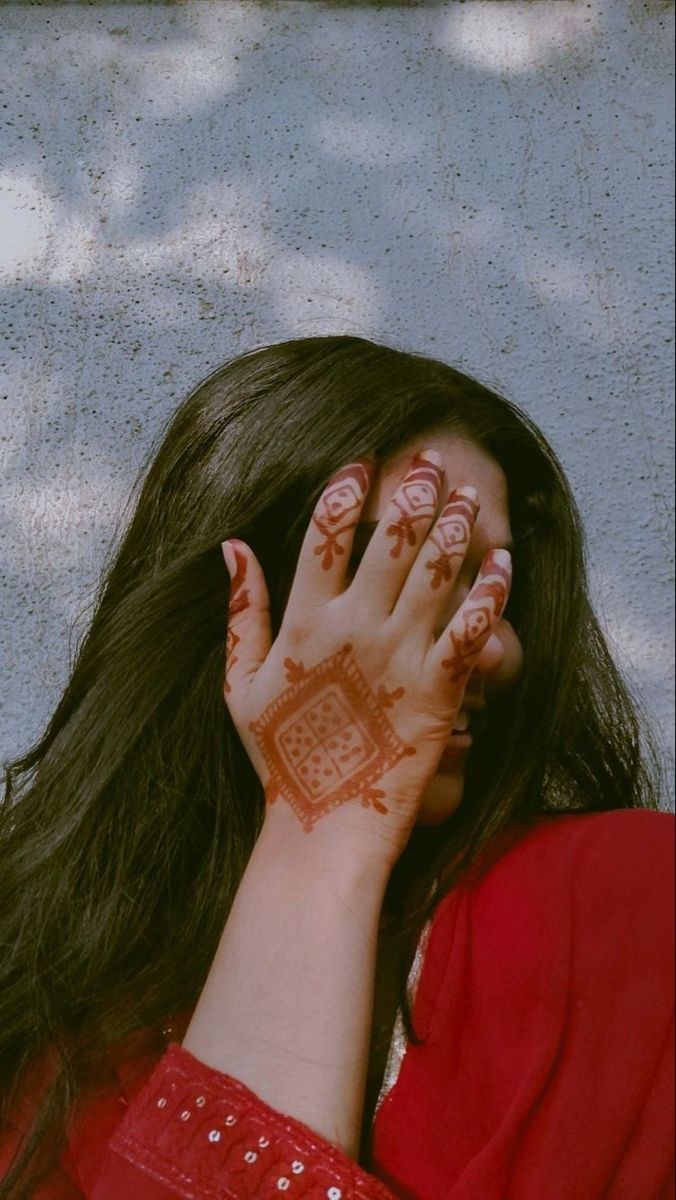 hidden face dp for girls-