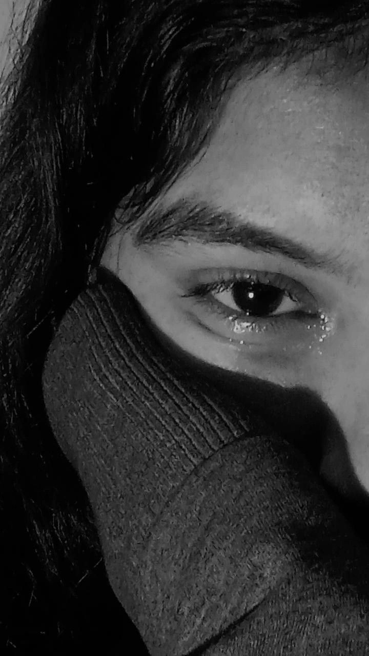 sad girl dp photo