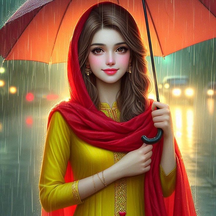 cartoon girl dp photo