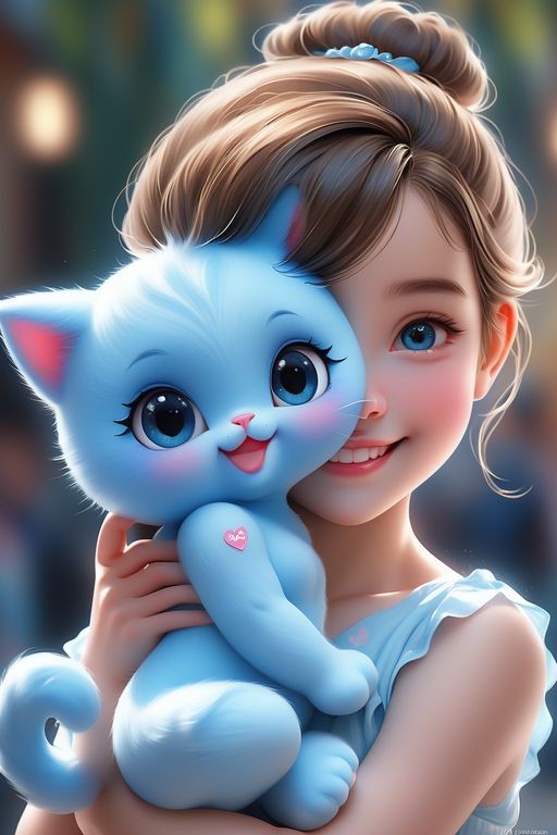 cartoon girl dp photo
