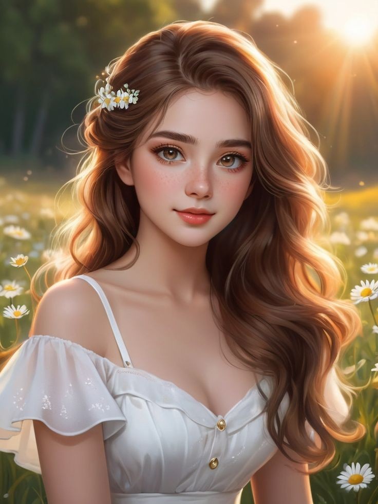 cartoon girl dp photo