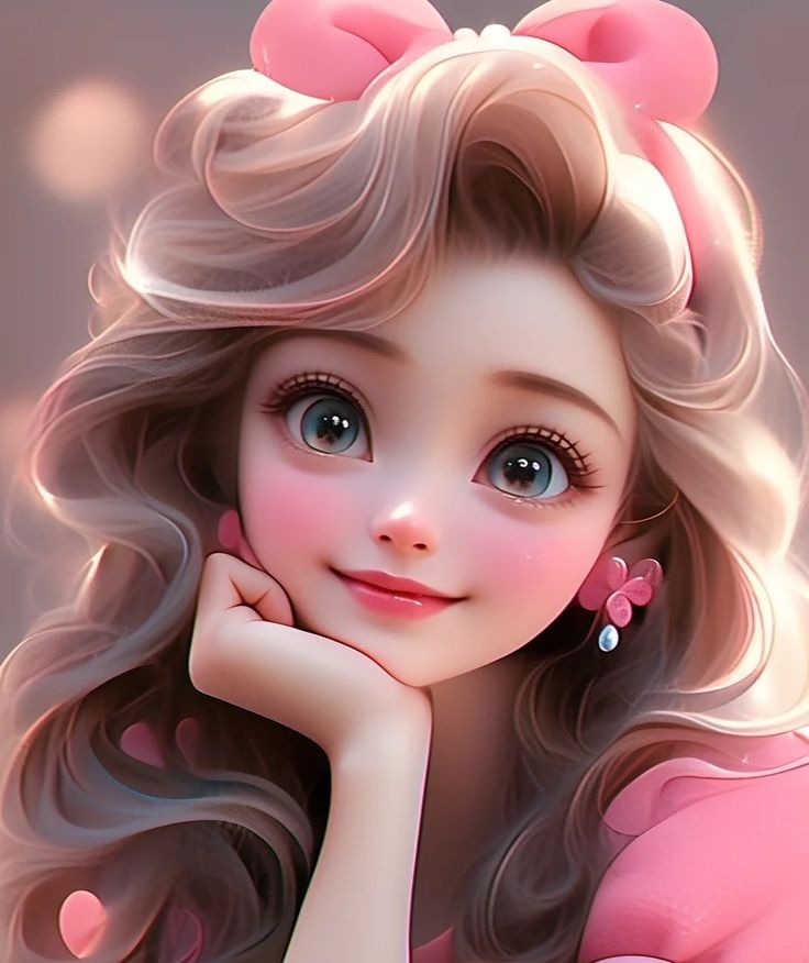 cartoon girl dp photo