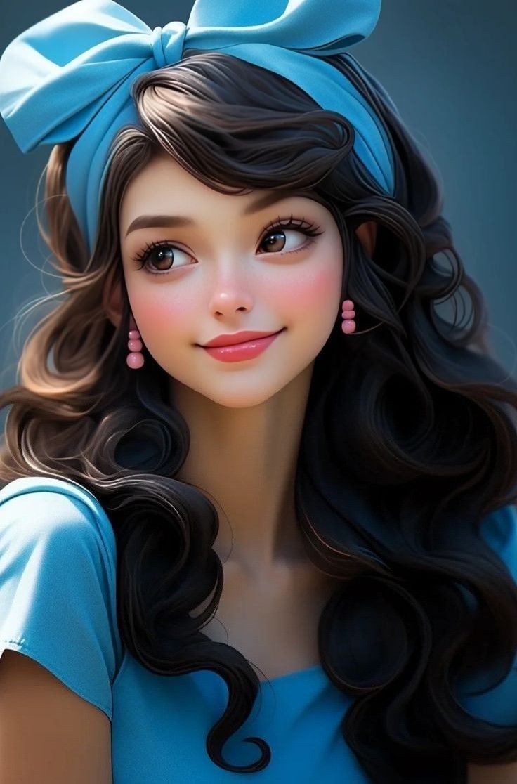 cartoon girl dp photo