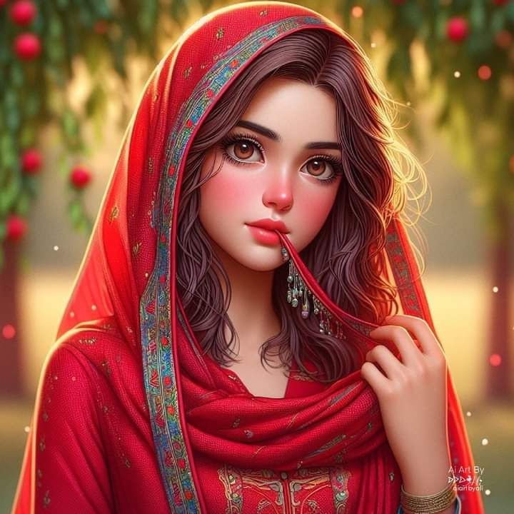 cartoon girl dp photo