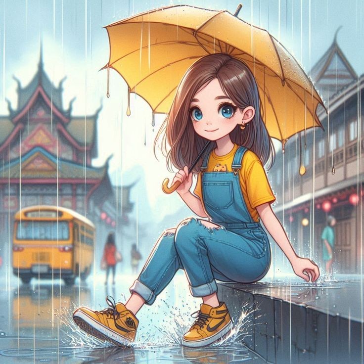 cartoon girl dp photo