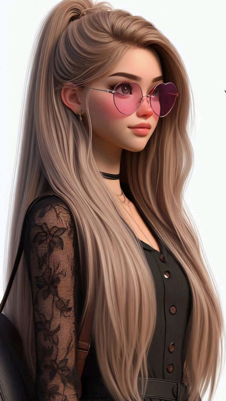 cartoon girl dp photo