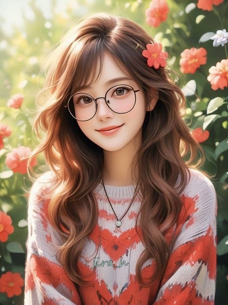 cartoon girl dp photo
