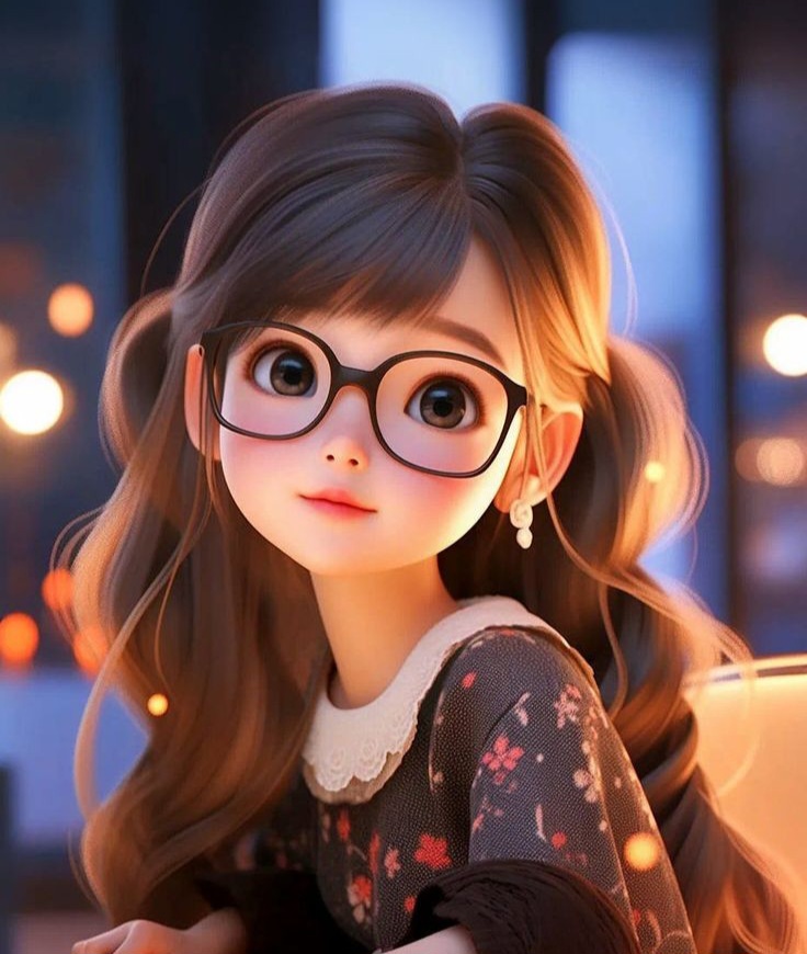 cartoon girl dp photo
