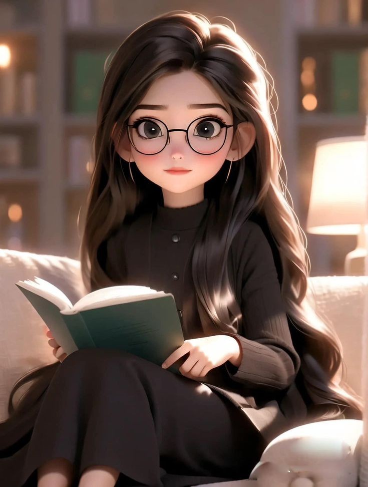 cartoon girl dp photo