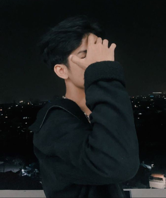 hidden face boy dp pic