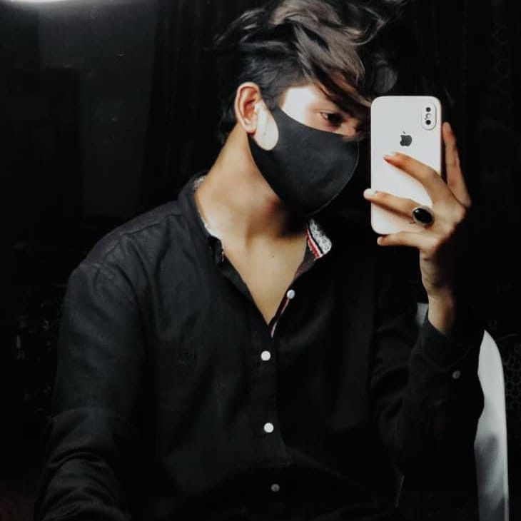 hidden face boy dp pic