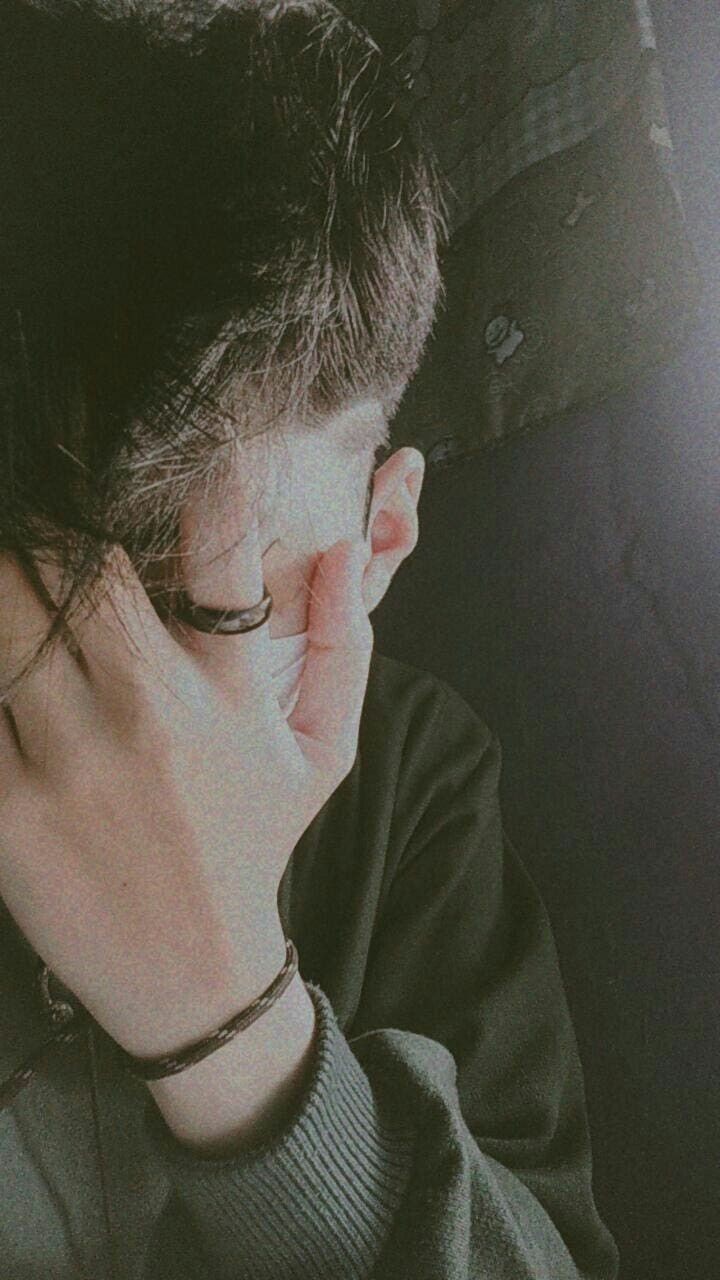 hidden face boy dp pic