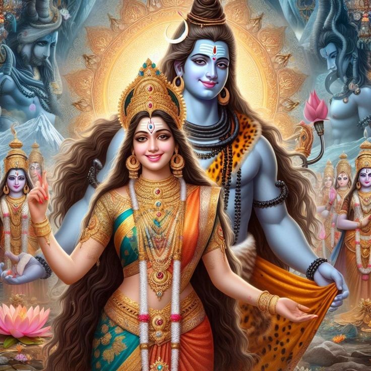 shiv parvati images