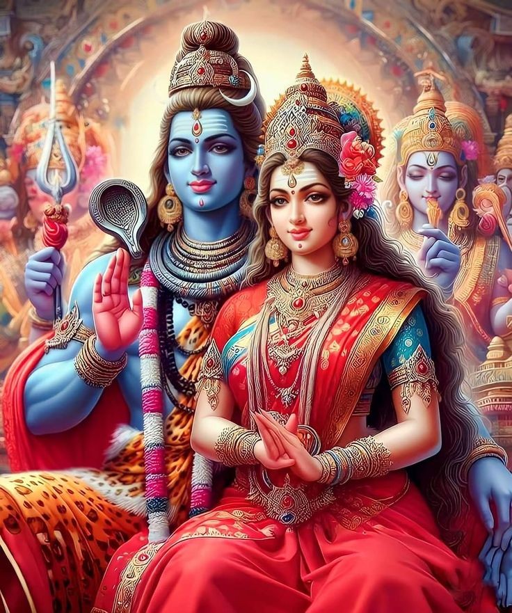 shiv parvati images